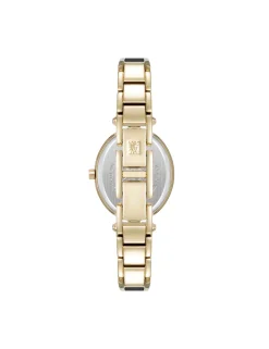 Outlet Anne Klein Oval Diamond Accented Bangle Watch