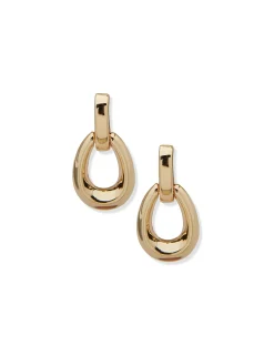 Online Anne Klein Oval Drop Earring