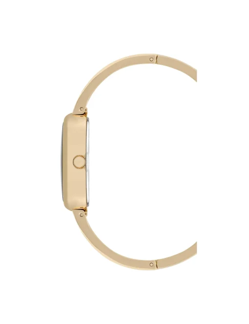 New Anne Klein Oval Gemstone Bangle Watch Set