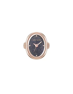Discount Anne Klein Oval Gemstone Ring Watch