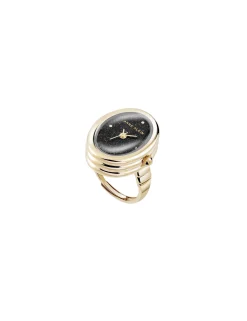 Hot Anne Klein Oval Gemstone Ring Watch