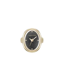 Hot Anne Klein Oval Gemstone Ring Watch