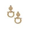 Shop Anne Klein Oval Knot Toggle Comfort Clip Earrings