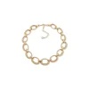 Shop Anne Klein Oval Links Collar Necklace