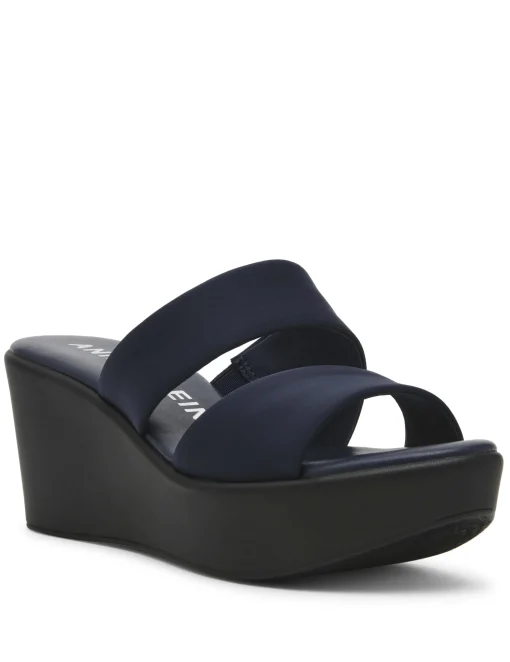 Online Anne Klein Palisa Platform Wedge Navy
