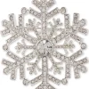 Cheap Anne Klein Pave Snowflake Pin