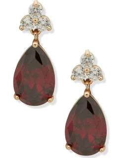 Hot Anne Klein Pear Stone Drop Earring