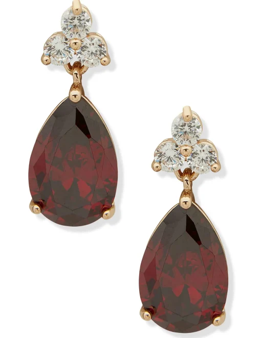 Hot Anne Klein Pear Stone Drop Earring