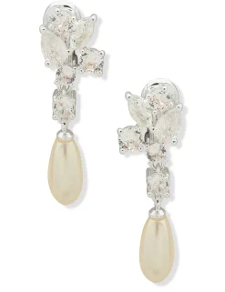 Flash Sale Anne Klein Pearl Cluster Stud Earring
