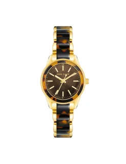 Discount Anne Klein Pearlescent Acetate Link Bracelet Watch