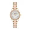 Sale Anne Klein Pearlescent Acetate Link Bracelet Watch