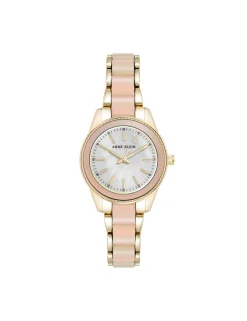 Sale Anne Klein Pearlescent Acetate Link Bracelet Watch