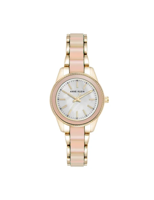 Sale Anne Klein Pearlescent Acetate Link Bracelet Watch