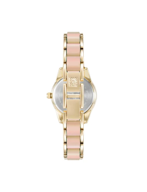 Sale Anne Klein Pearlescent Acetate Link Bracelet Watch