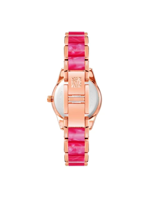 Discount Anne Klein Pearlescent Acetate Link Bracelet Watch