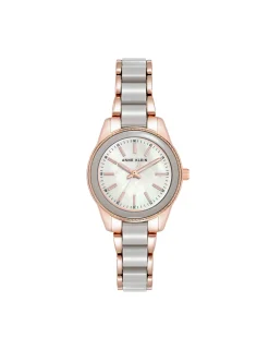 Sale Anne Klein Pearlescent Acetate Link Bracelet Watch