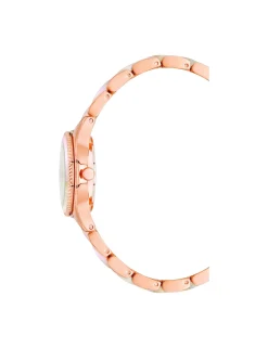 Sale Anne Klein Pearlescent Acetate Link Bracelet Watch
