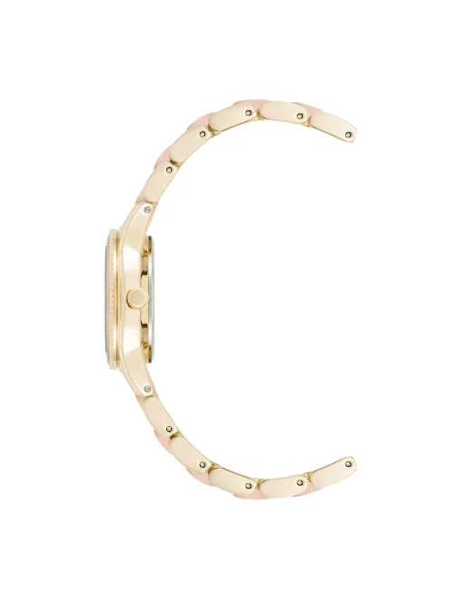 Sale Anne Klein Pearlescent Acetate Link Bracelet Watch