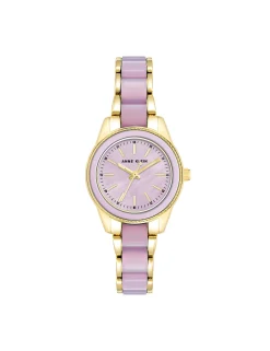 Sale Anne Klein Pearlescent Acetate Link Bracelet Watch