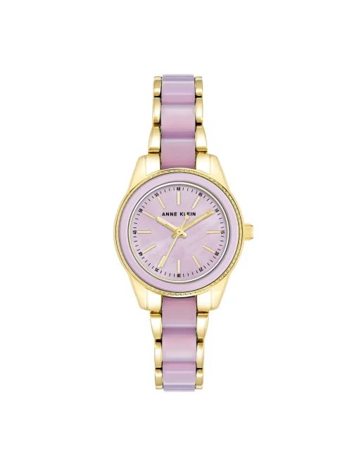 Sale Anne Klein Pearlescent Acetate Link Bracelet Watch