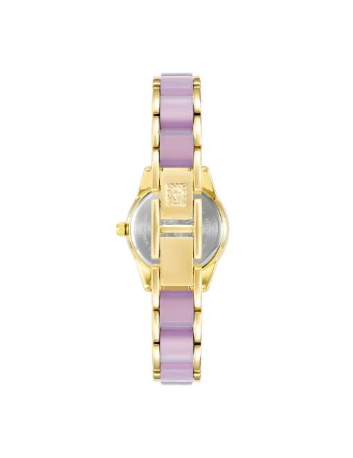 Discount Anne Klein Pearlescent Acetate Link Bracelet Watch