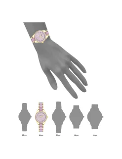 Sale Anne Klein Pearlescent Acetate Link Bracelet Watch