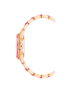 Shop Anne Klein Pearlescent Resin Link Watch