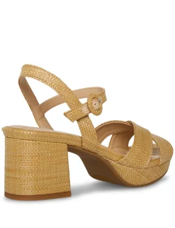 New Anne Klein Peltz Dress Sandal- Sale Raffia