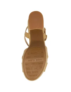 New Anne Klein Peltz Dress Sandal- Sale Raffia