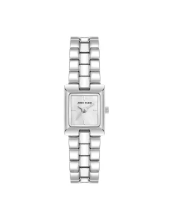 Best Anne Klein Petite Enamel Center Link Bracelet Watch