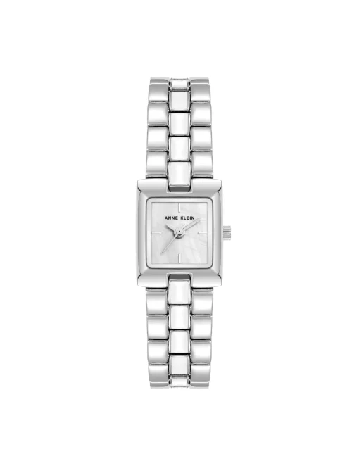 Best Anne Klein Petite Enamel Center Link Bracelet Watch