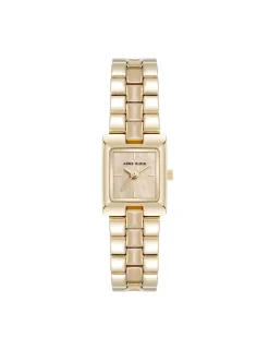 Best Anne Klein Petite Enamel Center Link Bracelet Watch