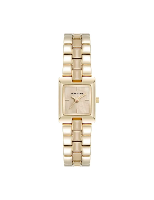 Best Anne Klein Petite Enamel Center Link Bracelet Watch
