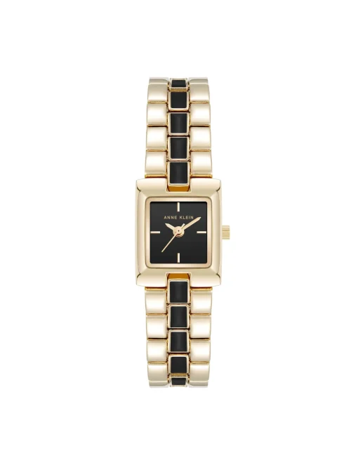 Best Anne Klein Petite Enamel Center Link Bracelet Watch