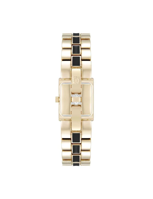 Best Anne Klein Petite Enamel Center Link Bracelet Watch