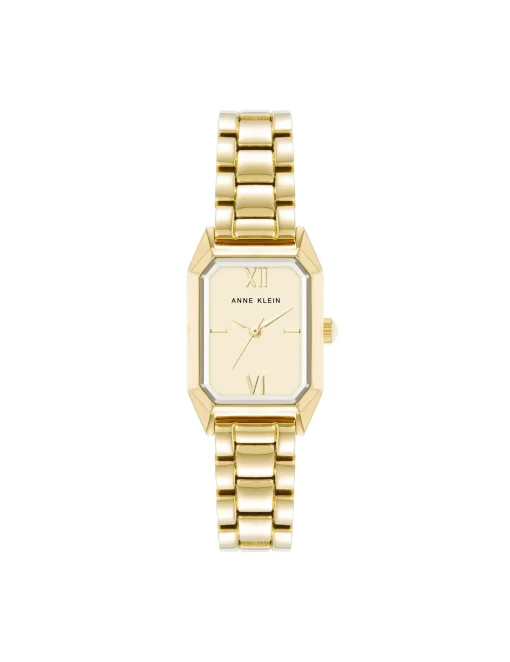 Fashion Anne Klein Petite Octagonal Shaped Metal Bracelet Watch