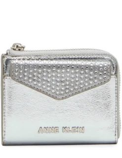 Outlet Anne Klein 2 Piece Envelope Flap Curved Wallet With Rhinestones
