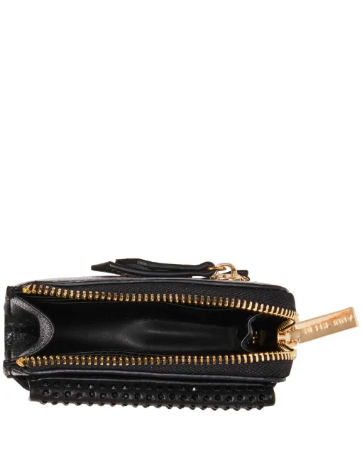 Outlet Anne Klein 2 Piece Envelope Flap Curved Wallet With Rhinestones