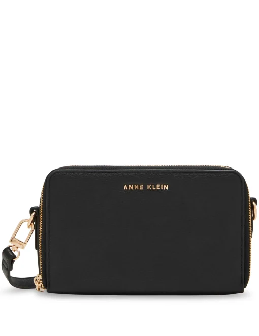 Shop Anne Klein 3 Piece Gift Set With Double Zip Camera Crossbody