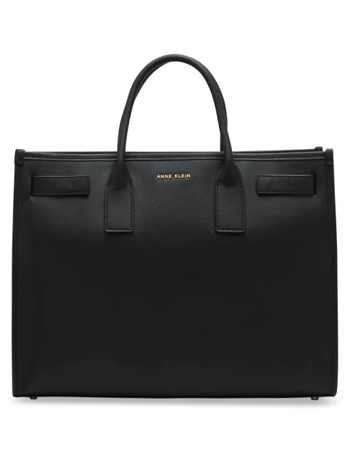 Store Anne Klein 3 Piece Work Tote Gift Set Black