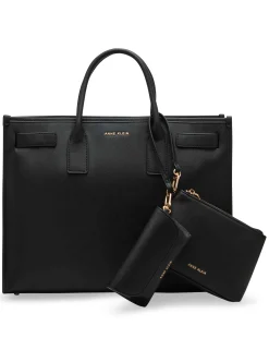 Store Anne Klein 3 Piece Work Tote Gift Set Black