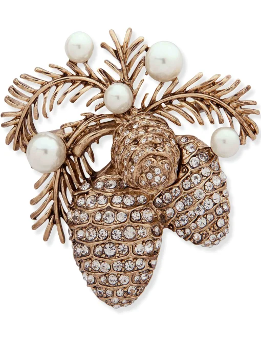 Best Anne Klein Pine Cone Pin