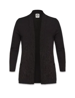 Best Anne Klein Plus Size Two Pocket Malibu Cardigan Anne Black