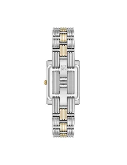 Online Anne Klein Premium Crystal Accented Grooved Link Bracelet Watch
