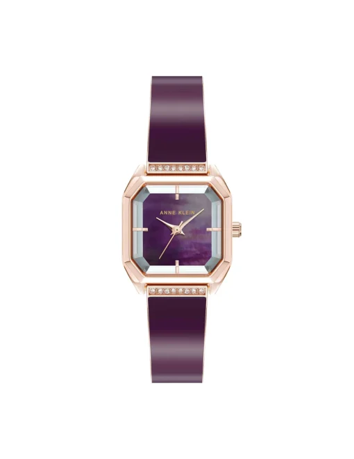 Discount Anne Klein Premium Crystal Square Bangle Watch