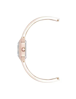 Discount Anne Klein Premium Crystal Square Bangle Watch