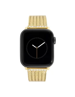 Hot Anne Klein Premium Crystals Mesh Band For Apple Watch®