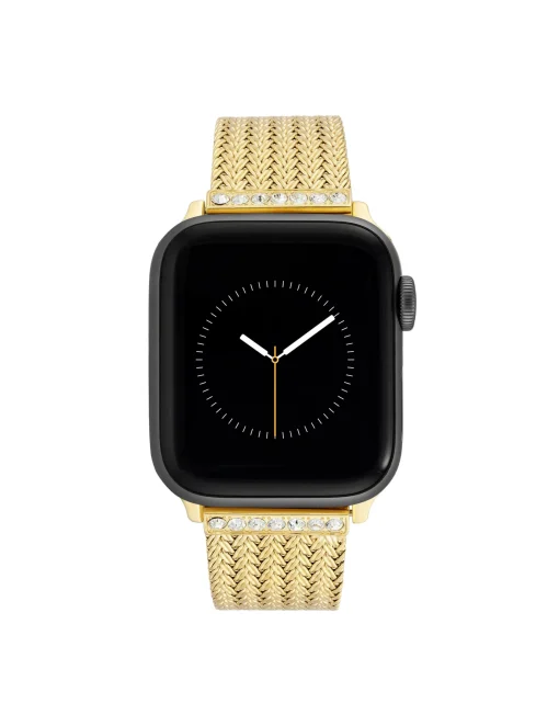 Hot Anne Klein Premium Crystals Mesh Band For Apple Watch®