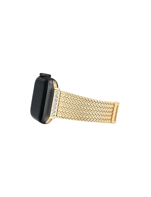 Hot Anne Klein Premium Crystals Mesh Band For Apple Watch®