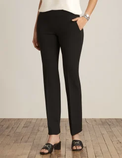Store Anne Klein Pull On Slash Pocket Trouser Anne Black